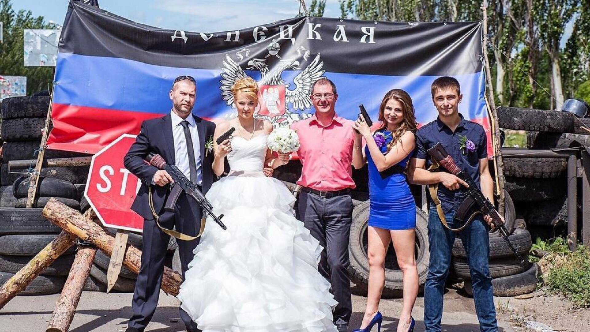 nunta in Ucraina separatista