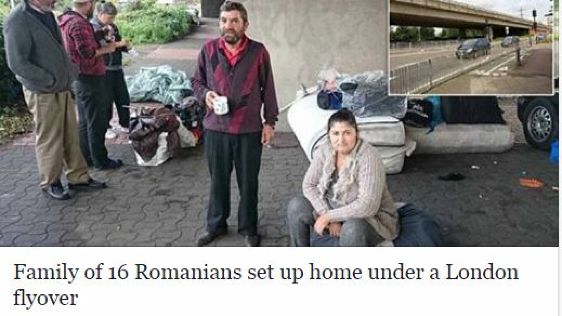 familei de romi in UK
