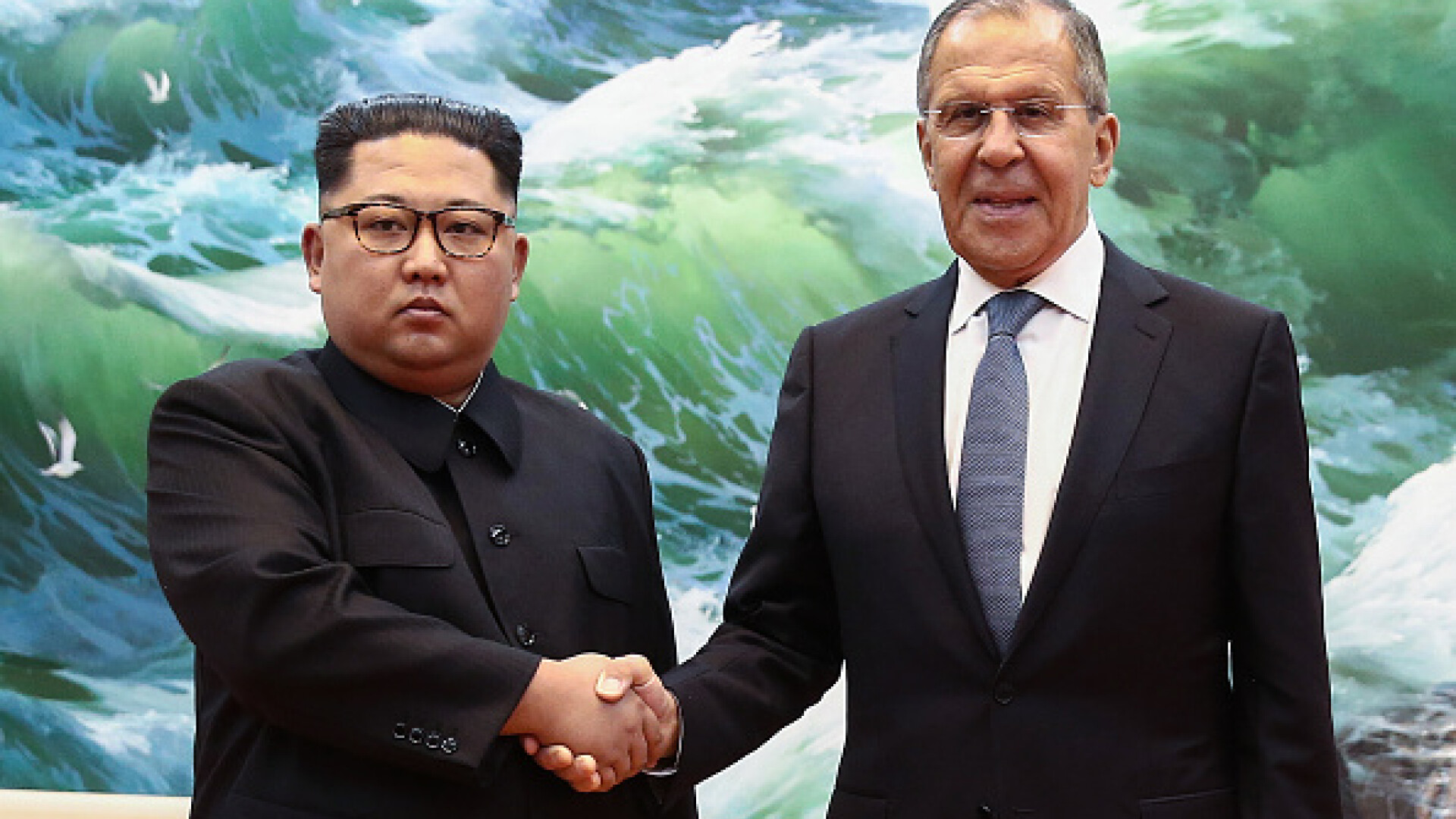 Kim Jong-un Serghei Lavrov