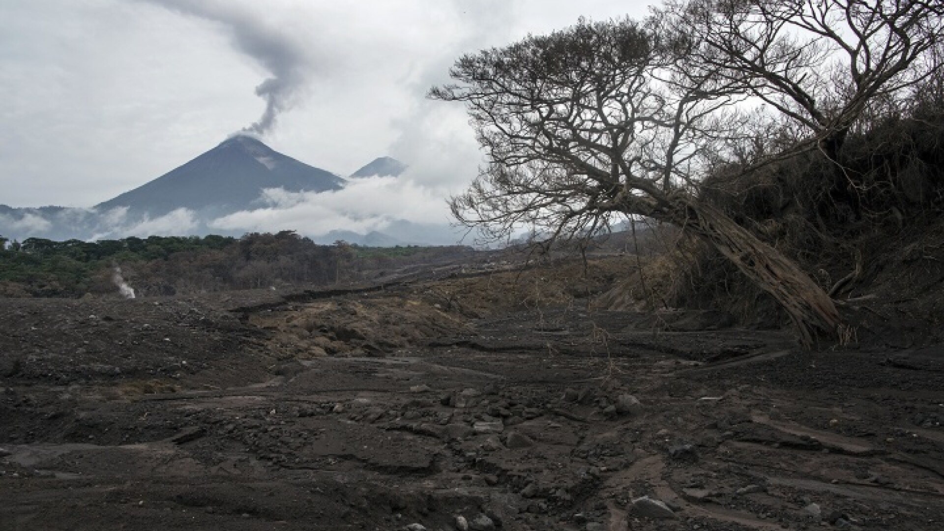 vulcanul fuego din guatemala