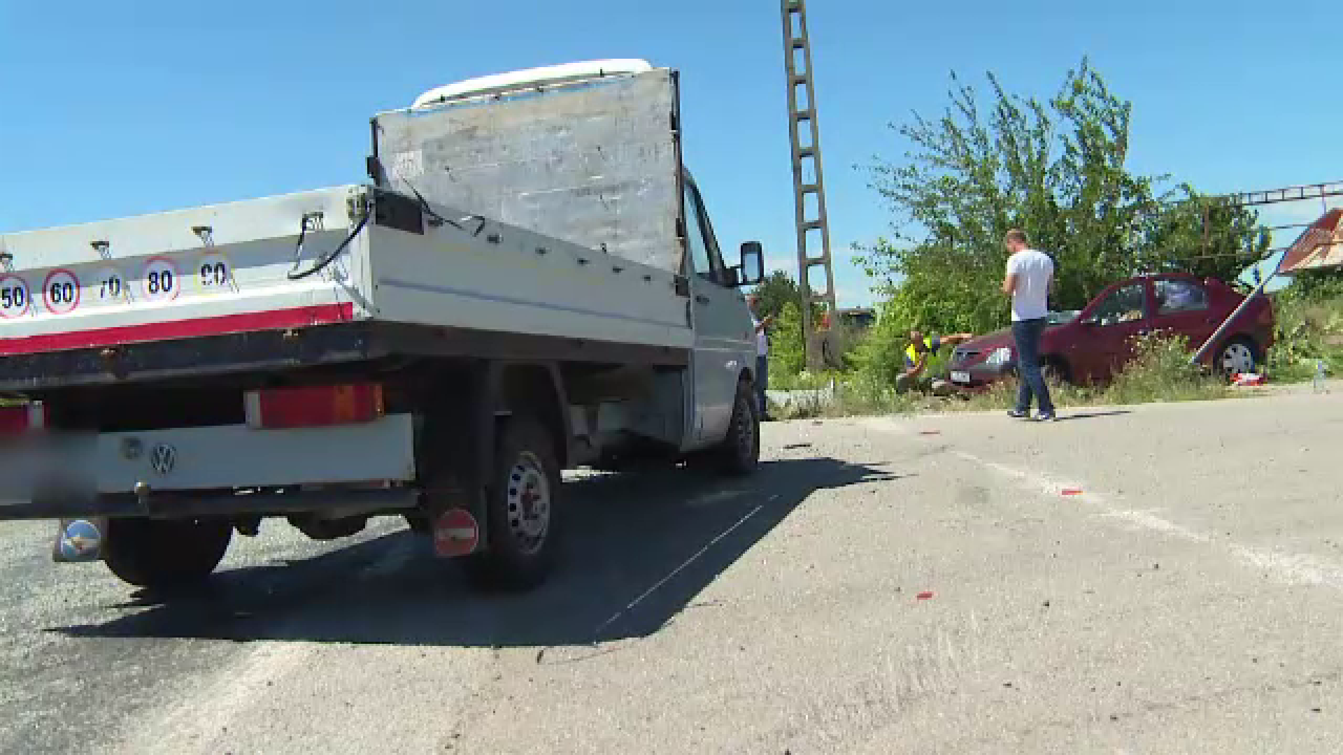 Două mașini sau izbit frontal în Gorj. Bilanțul episodului înfiorător