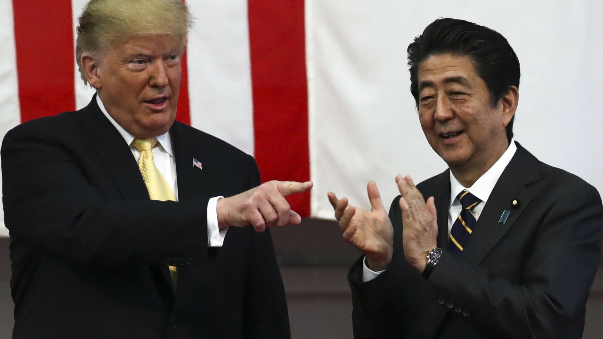 Donald Trump, Shinzo Abe