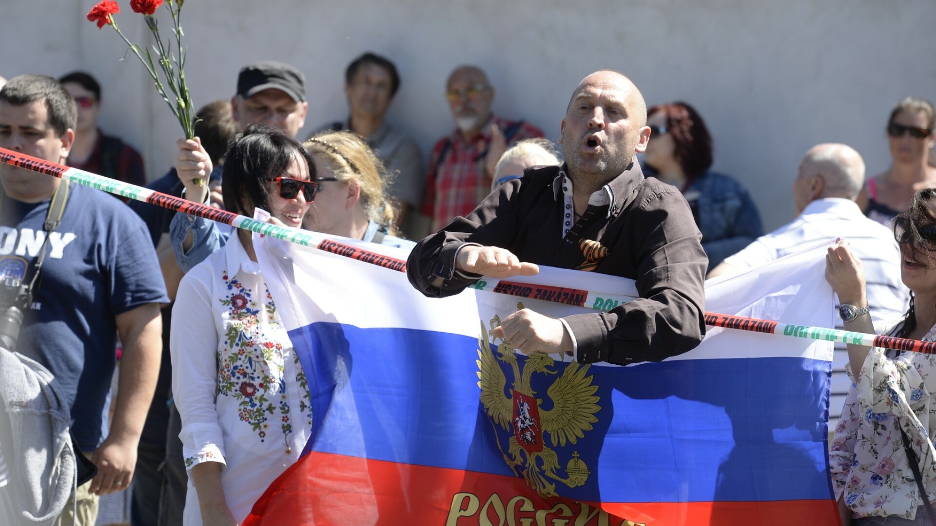 protest rusia praga