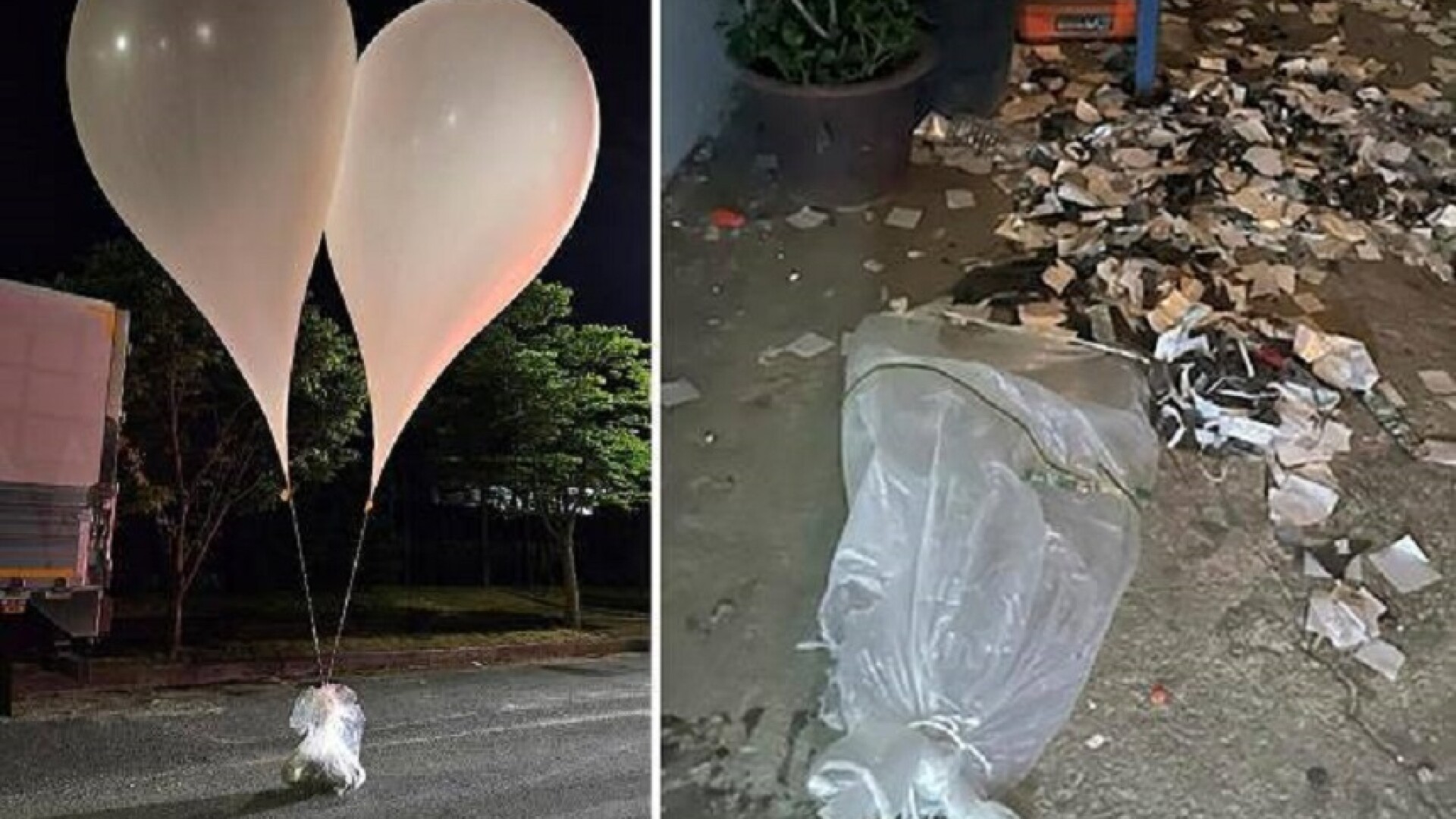 Scandalul baloanelor cu deșeuri continuă. Coreea de Nord a trimis ...