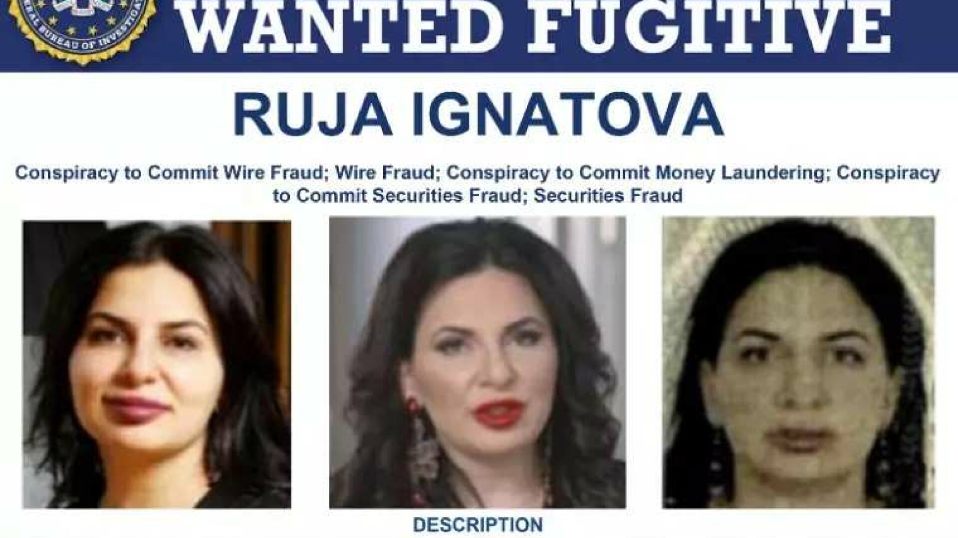 Regina cripto, pe lista scurtă Most Wanted FBI. Ruja Ignatova are pe cap o recompensă de 5 milioane de dolari