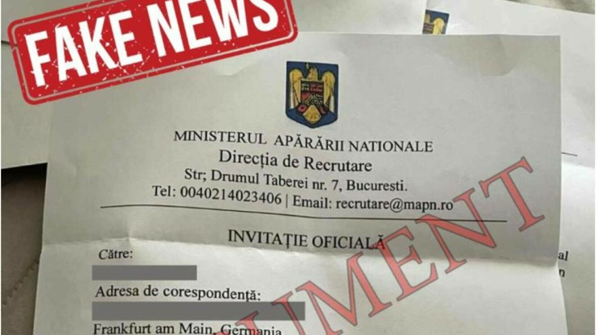 MApN avertizează: români din diaspora au primit „ordine” false de recrutare. Este o acțiune de dezinformare
