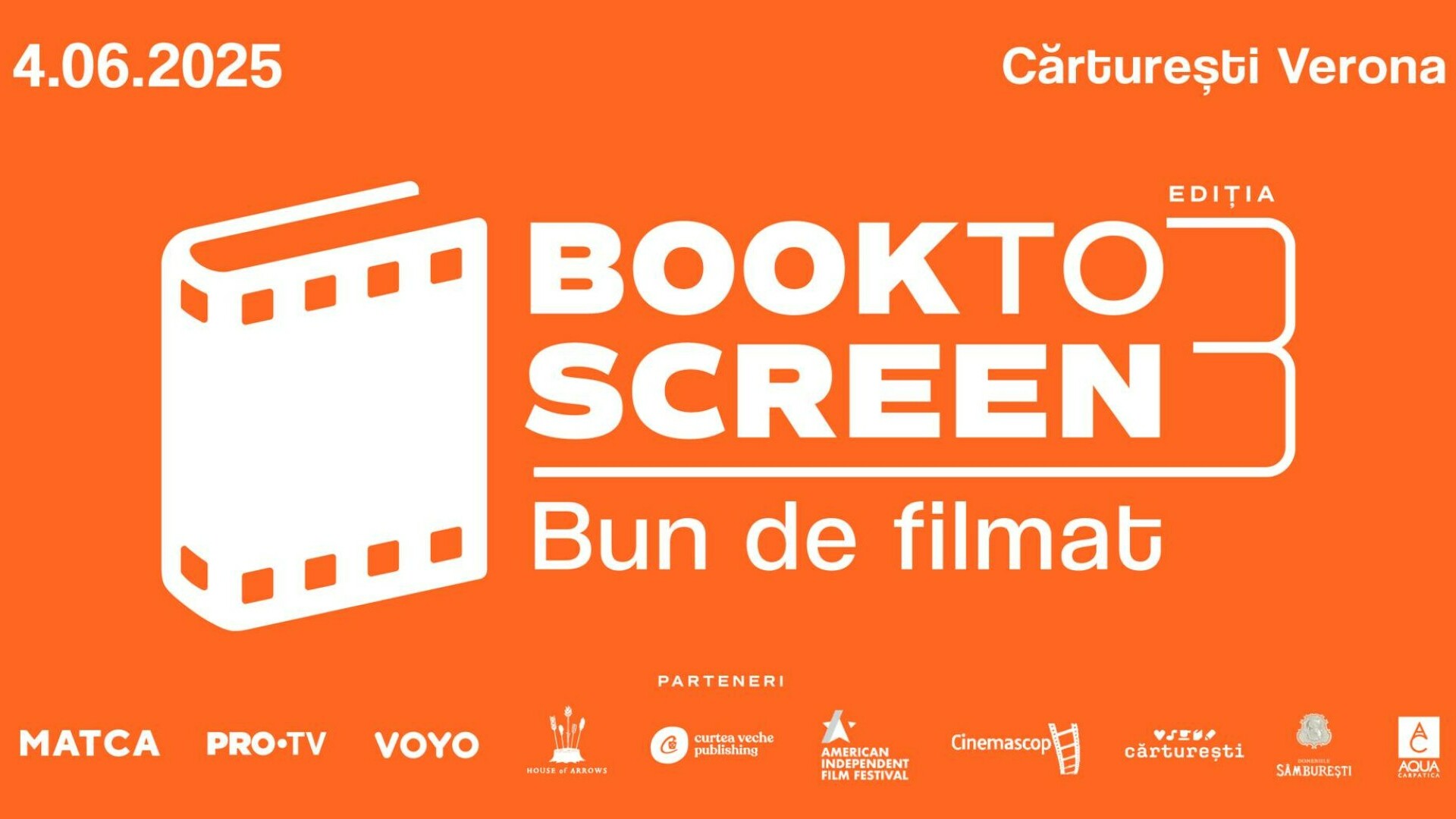 Interviu cu organizatorii Book to Screen: când literatura întâlnește filmul