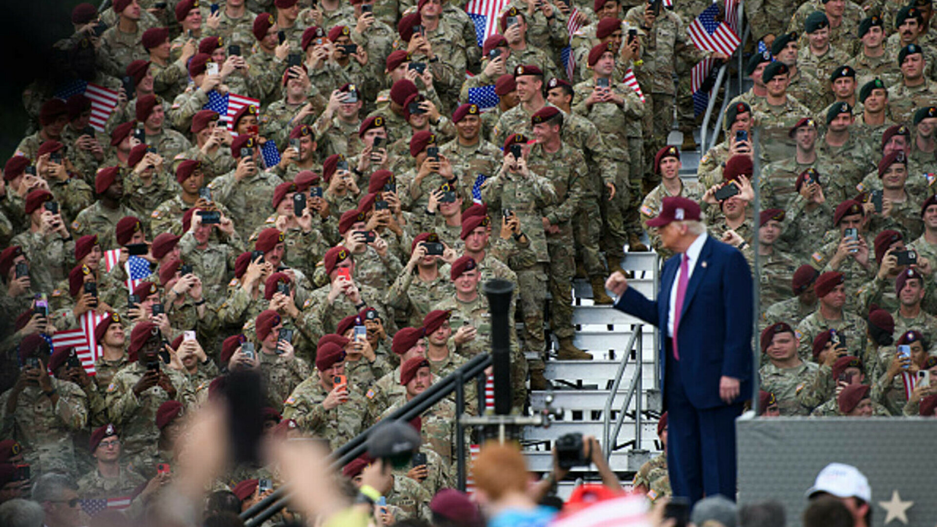 Donald Trump, discurs la Fort Bragg