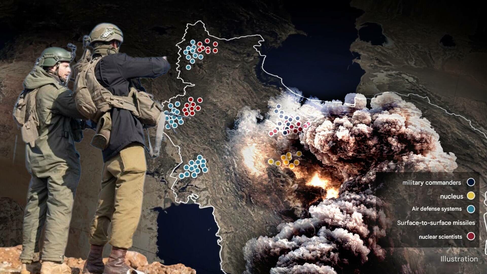 Harta atacurilor israeliene asupra Iranului. Unde se aflau țintele nucleare pe teritoriul Republicii Islamice