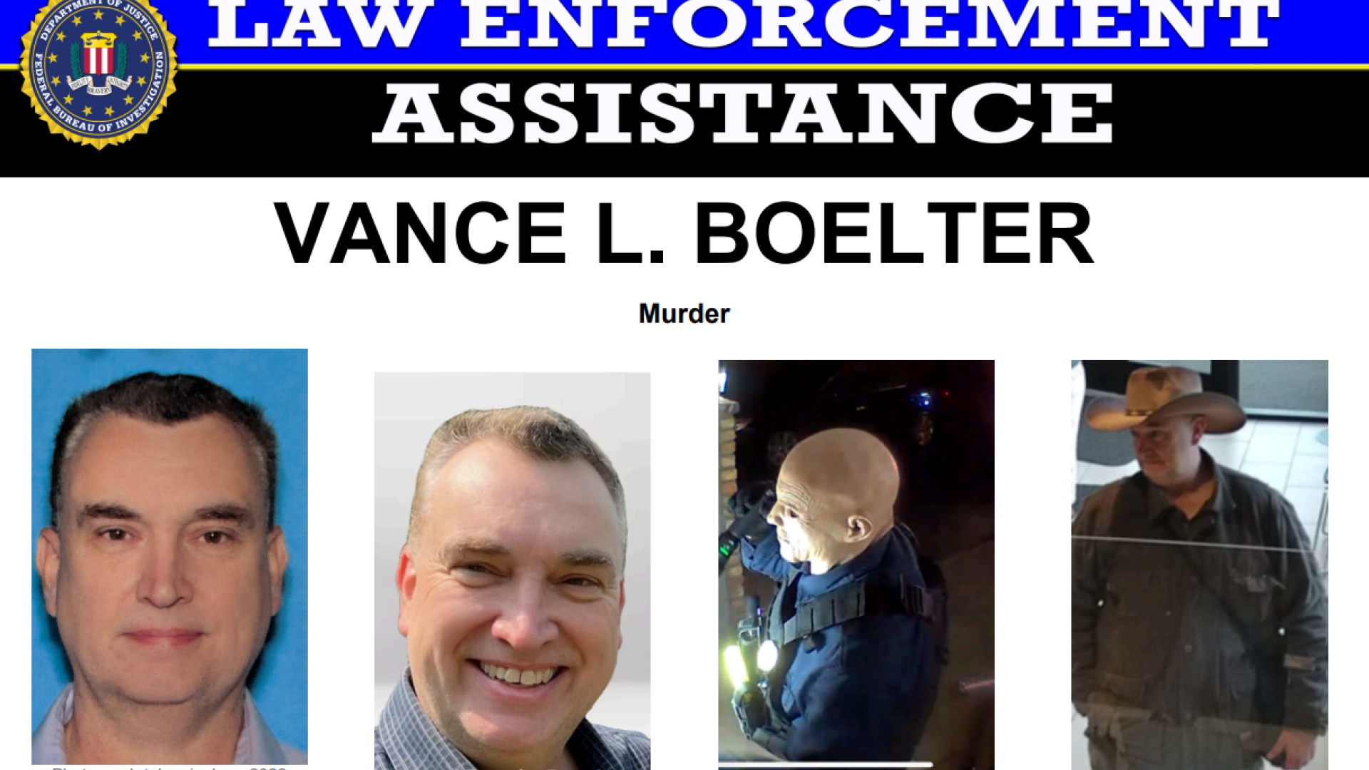 FBI oferă o recompensă de până la 50.000 de dolari pentru informații despre suspectul care a ucis doi aleși în Minnesota