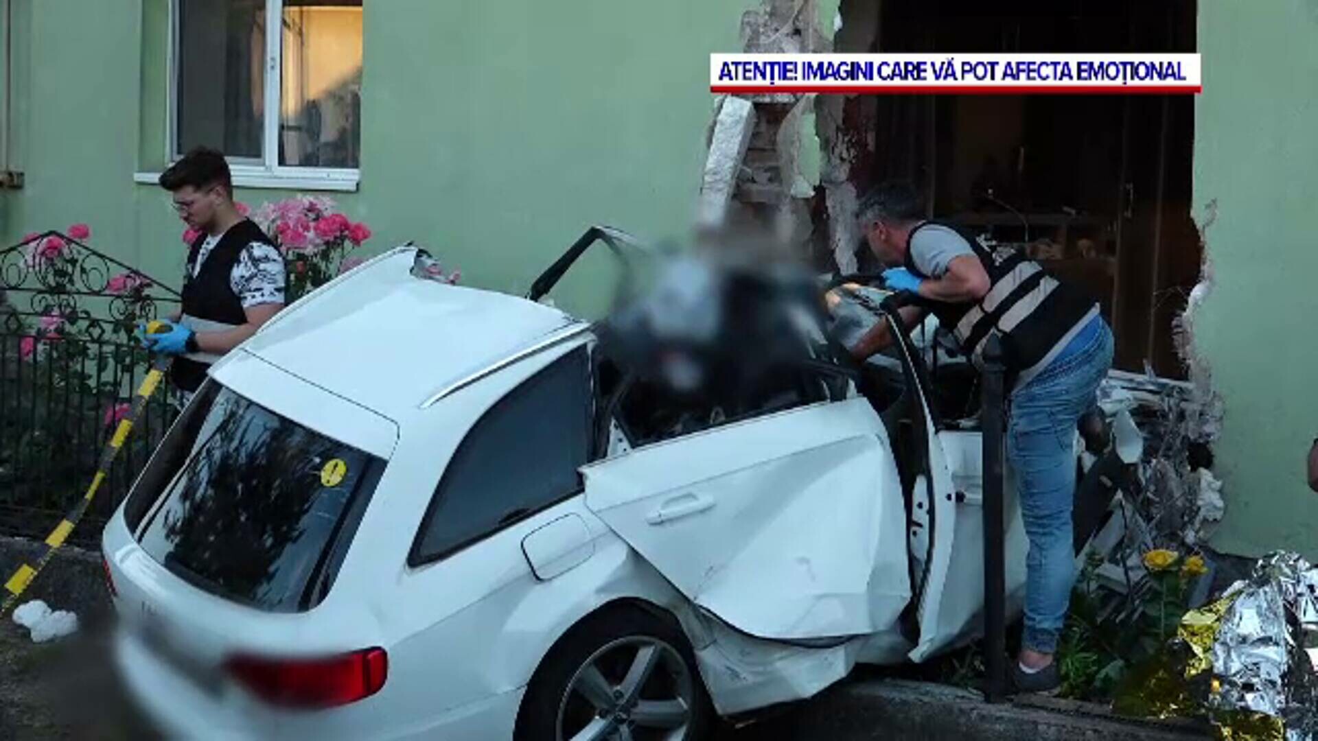 Accident mortal în Maramureș. Un tânăr de 18 ani a pierdut controlul volanului și s-a izbit în zidul unei case