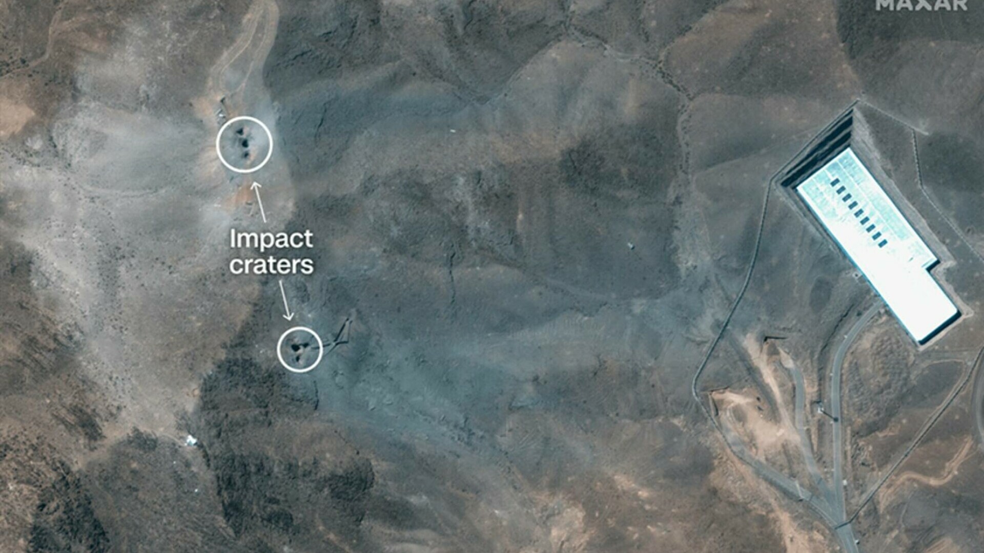 Ce arată imaginile din satelit după atacurile SUA asupra instalației nucleare de la Fordow. GALERIE FOTO