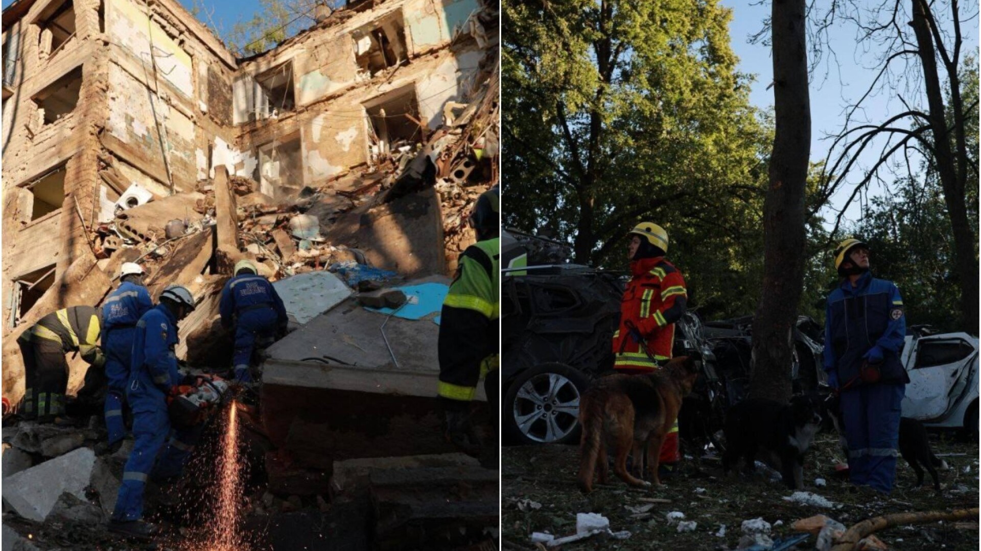 Cinci morți și zeci de răniți, după bombardamente „masive” în timpul nopții, în Kiev. Rachetele au lovit zone rezidențiale