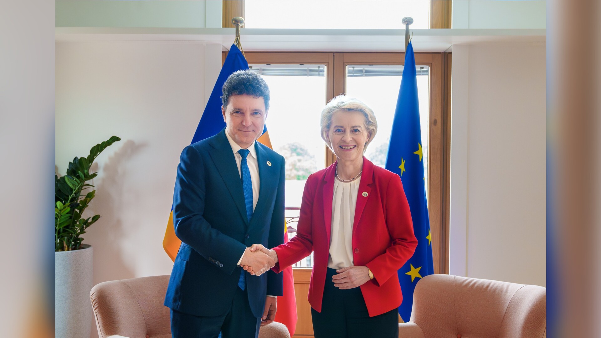 Președintele Nicușor Dan s-a întâlnit cu Șefa Comisiei Europene la Bruxelles. Ce au discutat oficialii