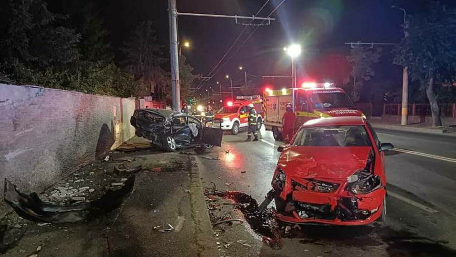 Accident rutier în Cluj. O femeie de 60 de ani și un tânăr de 25 de ani au ajuns la spital