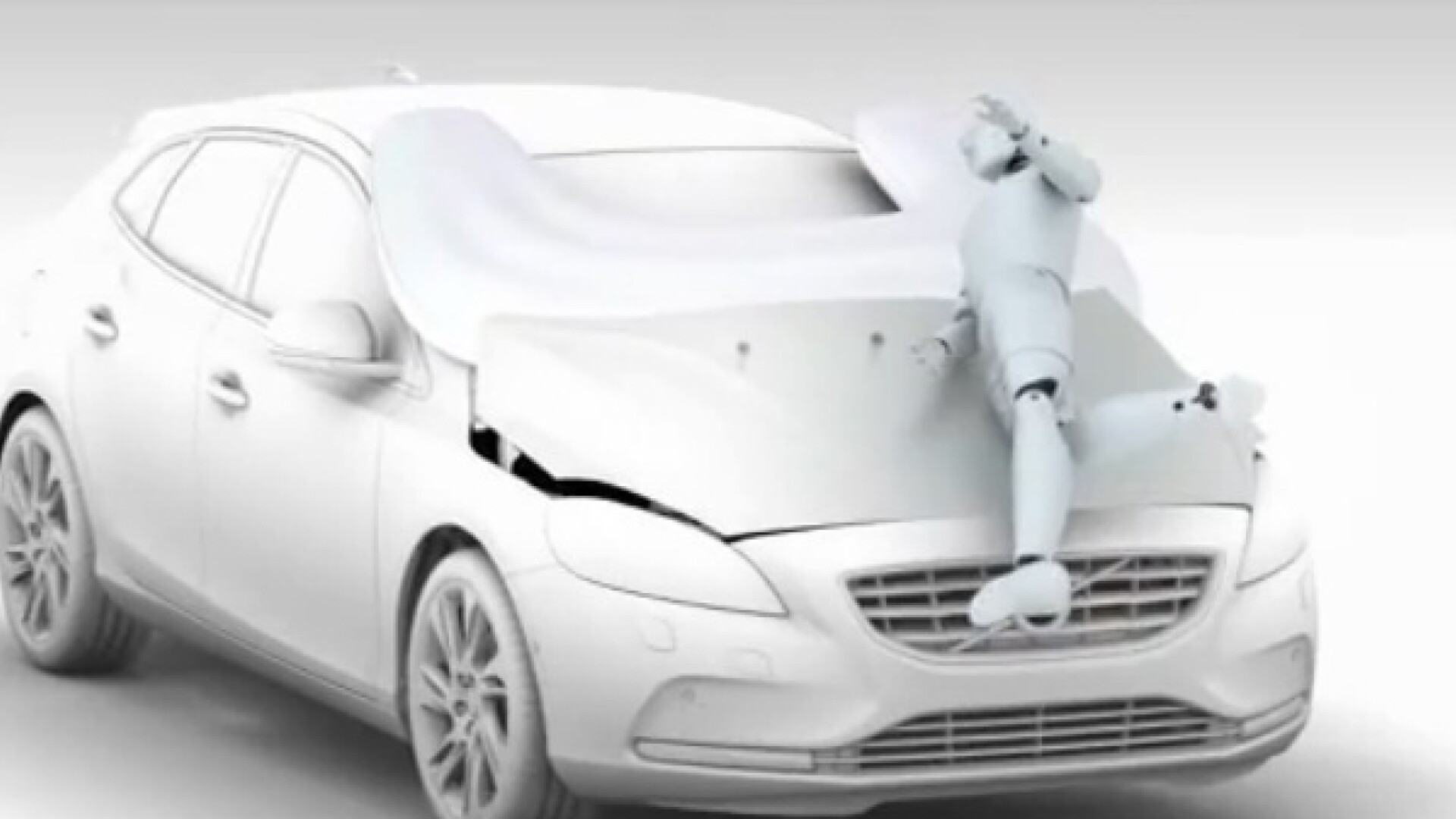 Volvo, airbag pietoni