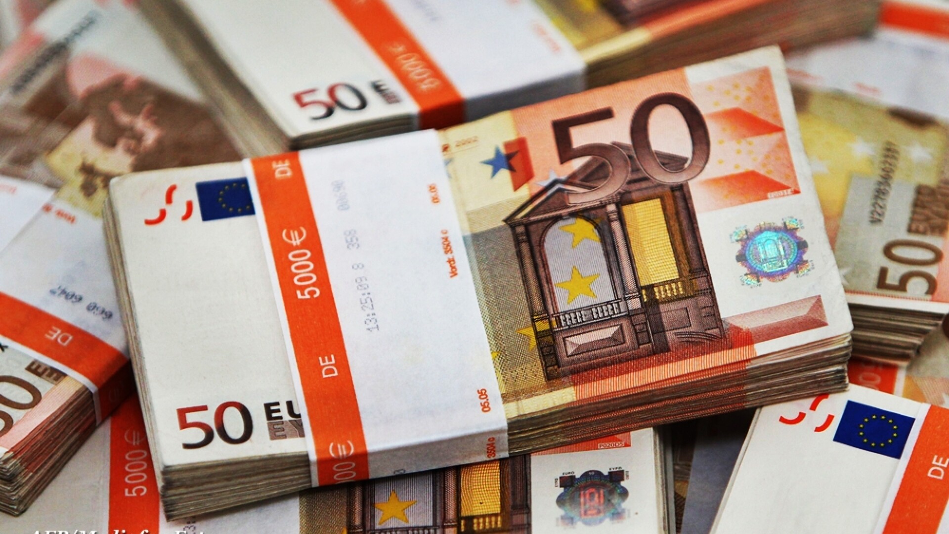 bancnote, euro, bani