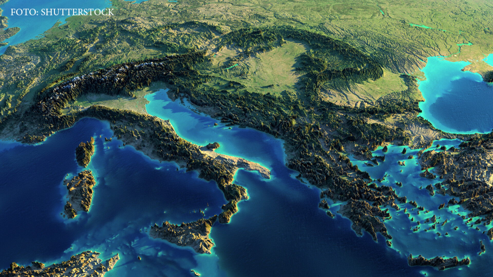 harta Europa 3D