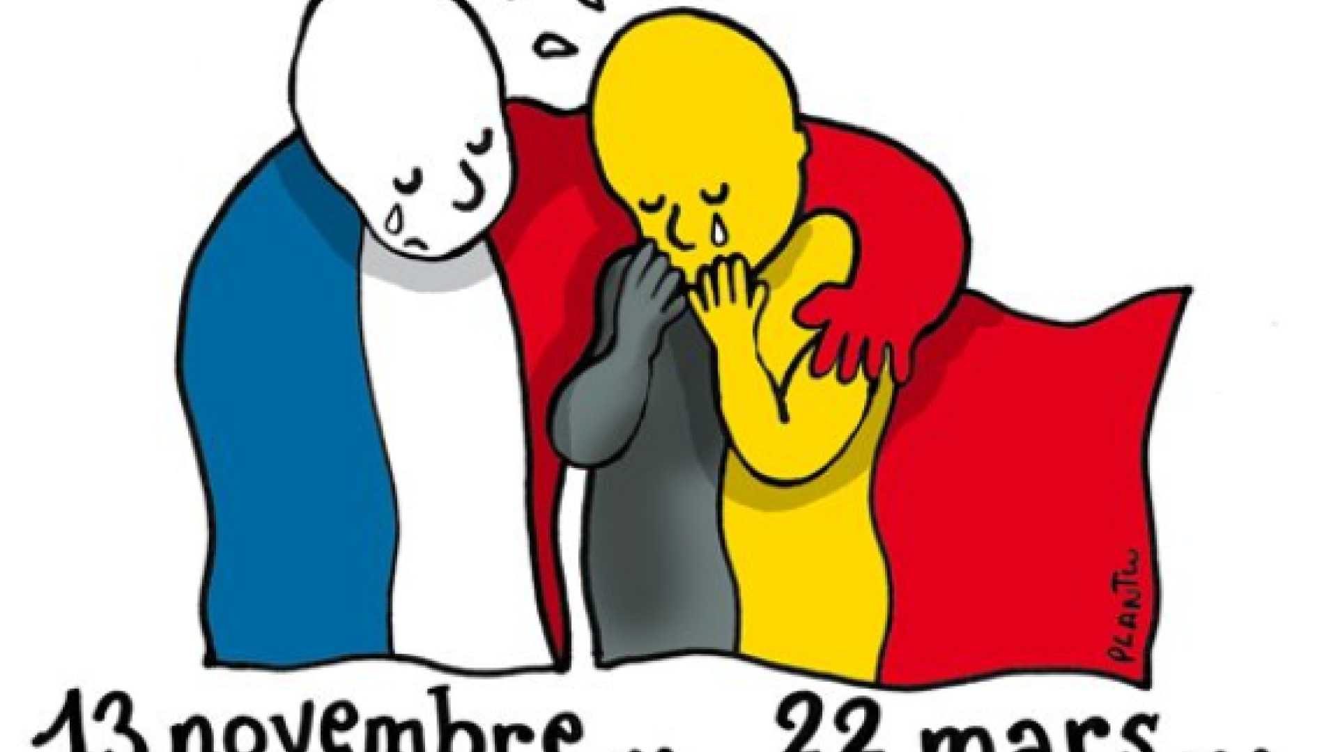 caricatura atac Bruxelles