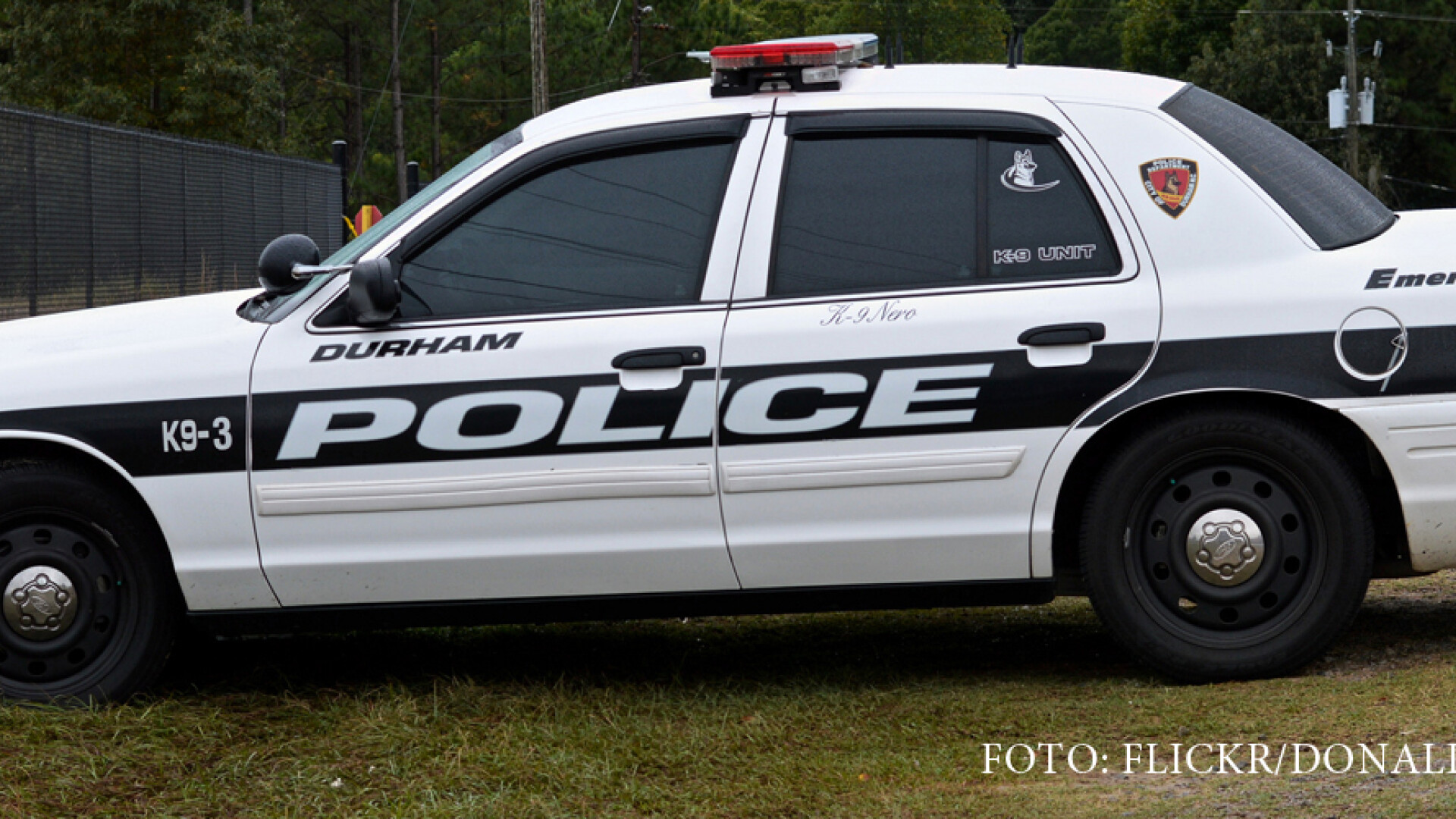 masina de politie din statul Carolina de Nord