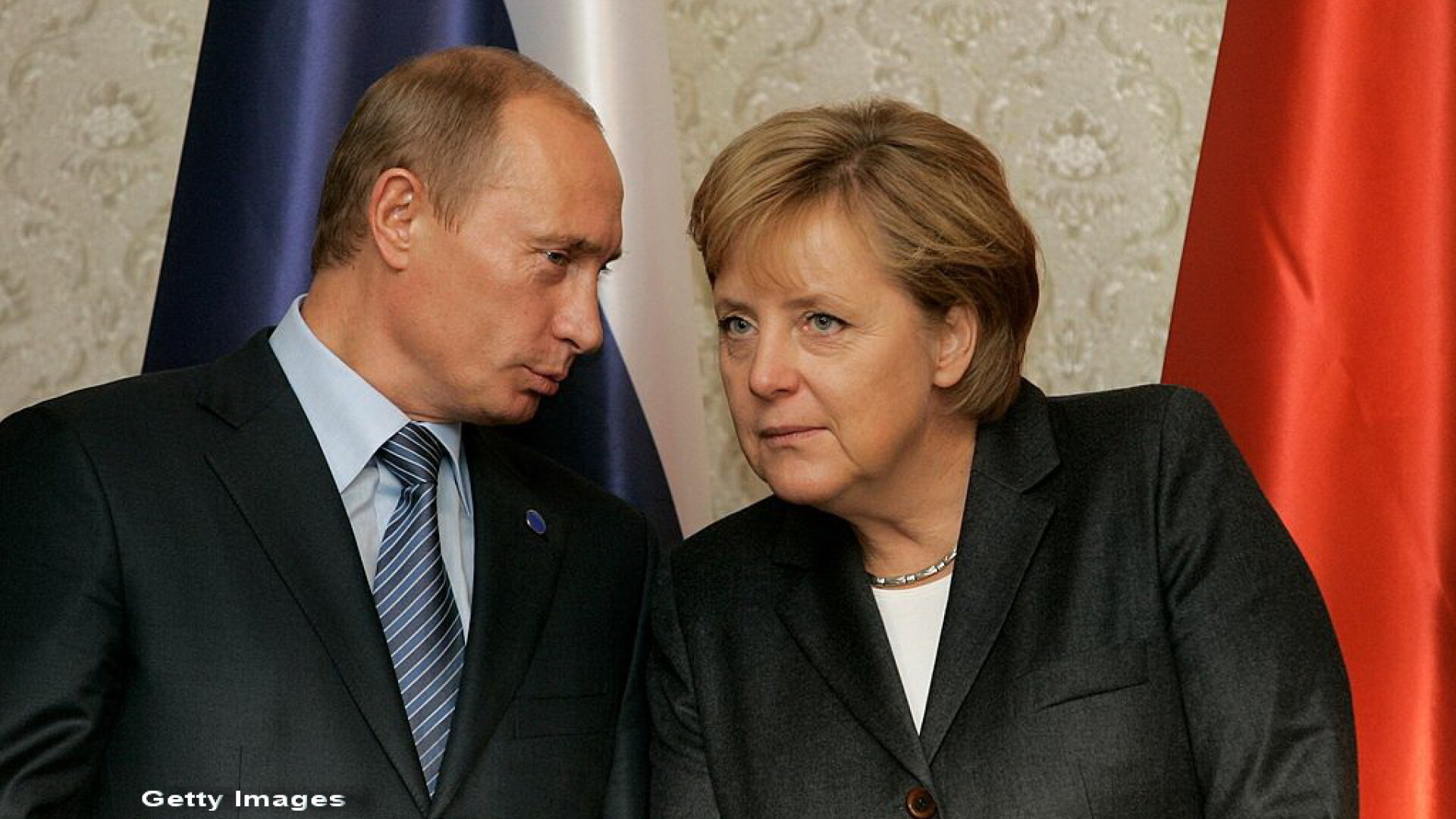 Angela Mekel, Vladimir Putin - Getty