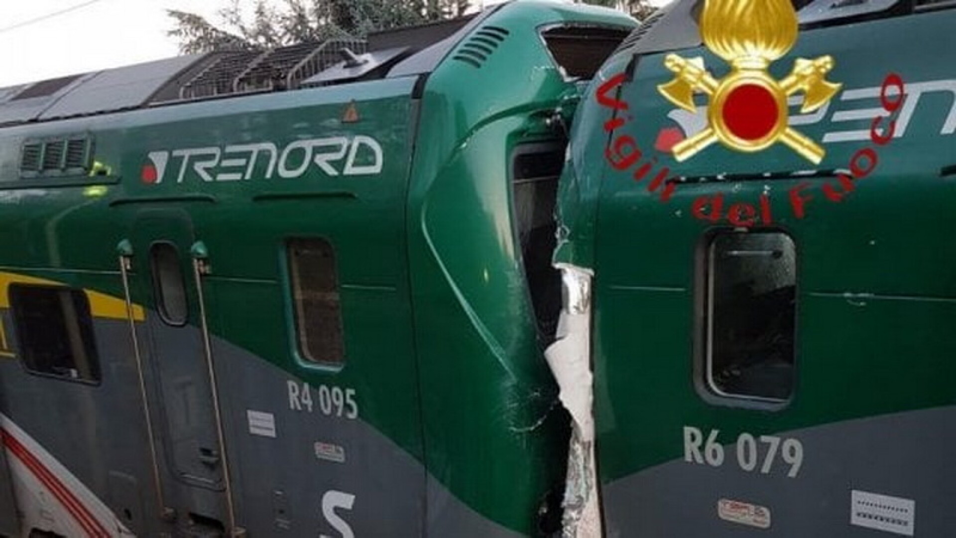 Impact între două trenuri în Italia