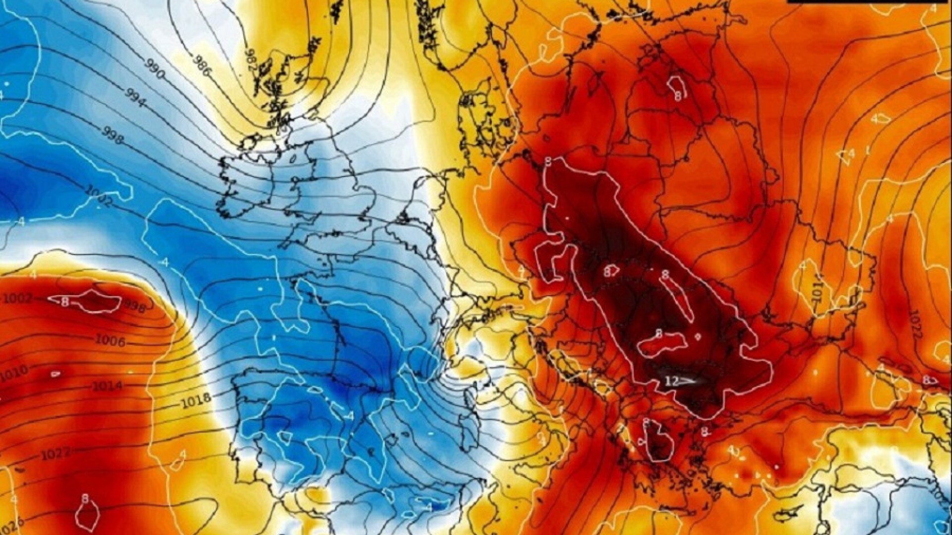 Val de aer foarte cald în România