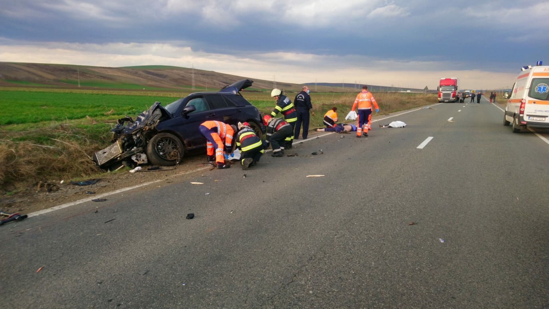 Patru morți într-un accident cumplit la Bârlad
