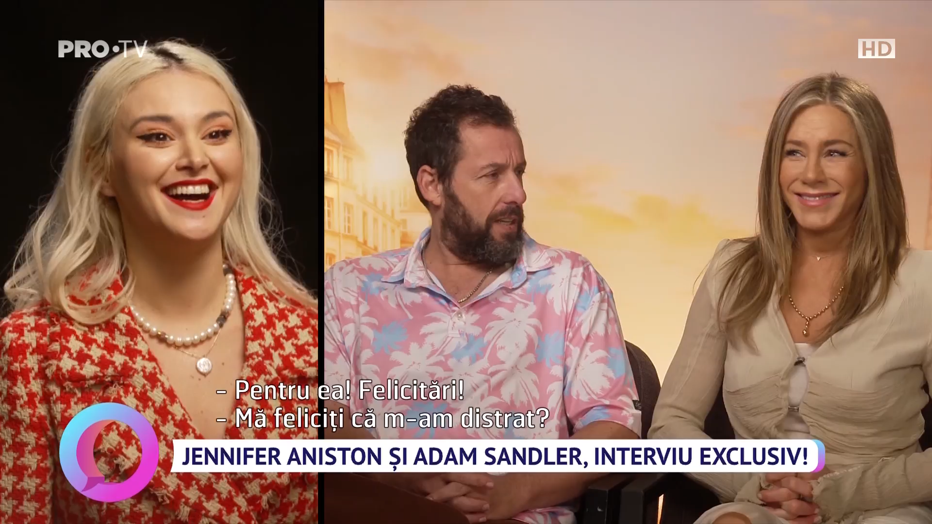 Jennifer Aniston și Adam Sandler