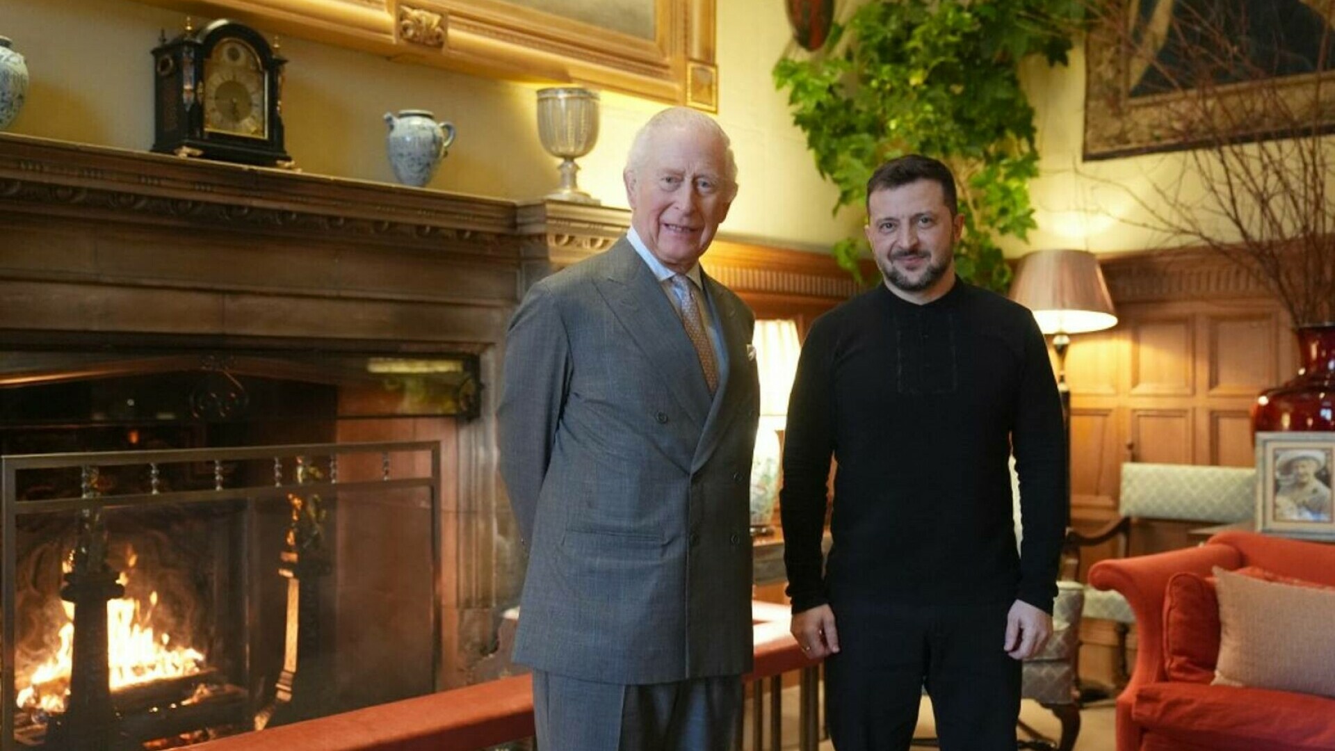 Volodimir Zelenski, Regele Charles