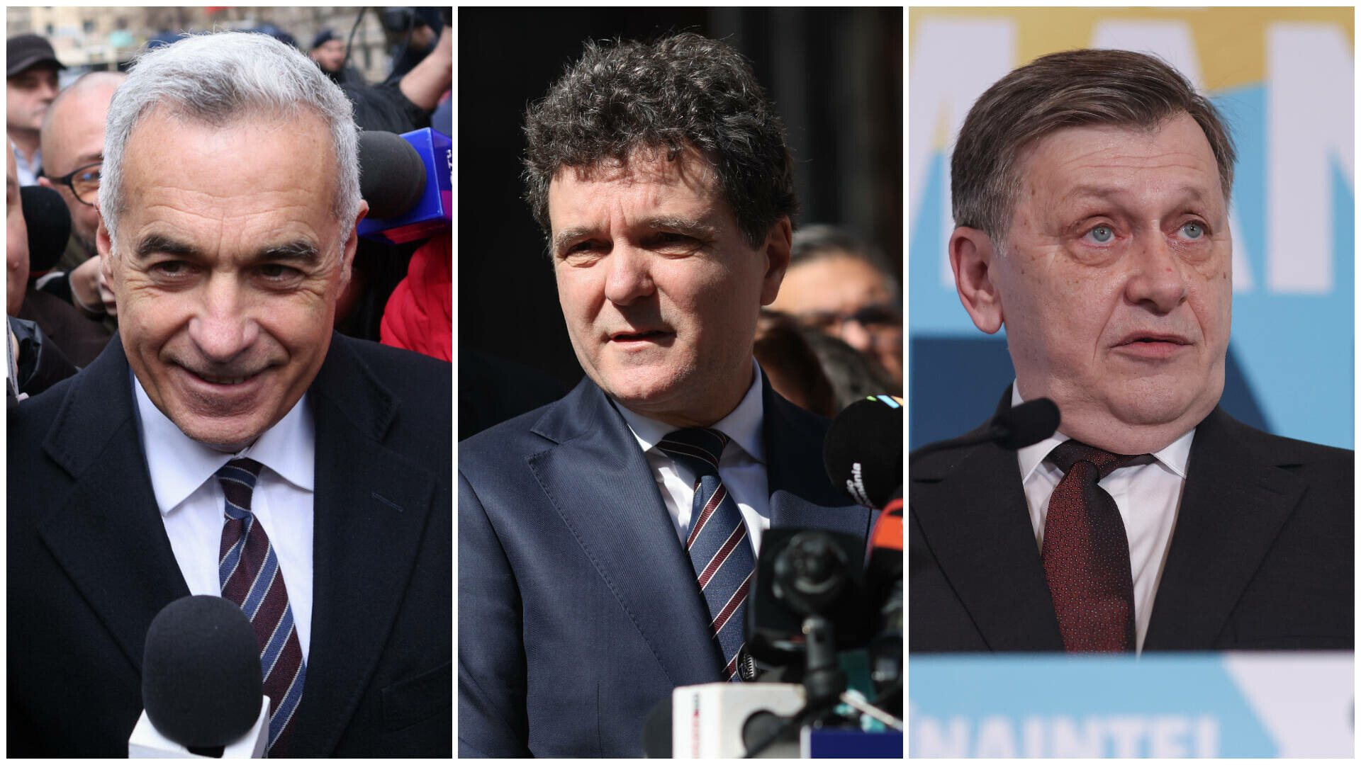 Călin Georgescu, Nicușor Dan, Crin Antonescu