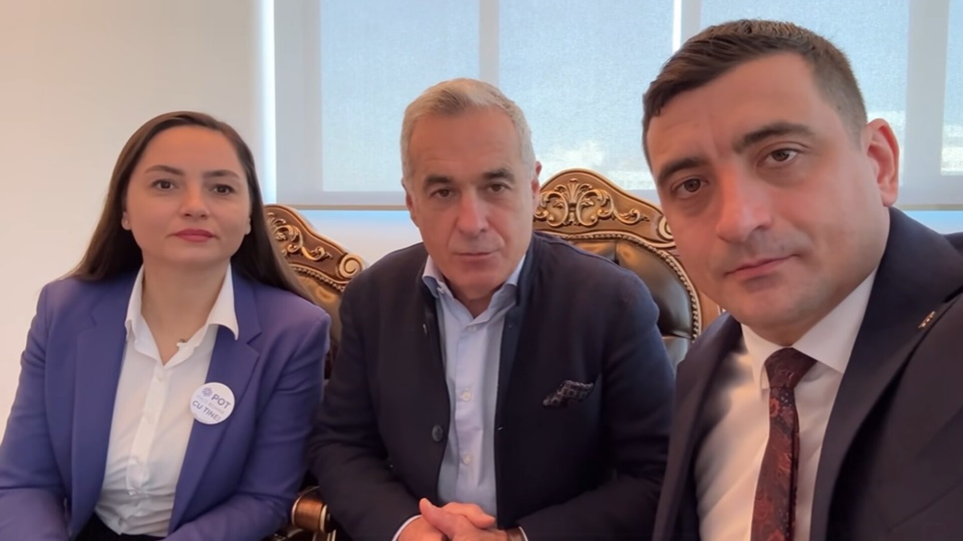 Anamaria Gavrilă, Calin Georgescu, George Simion