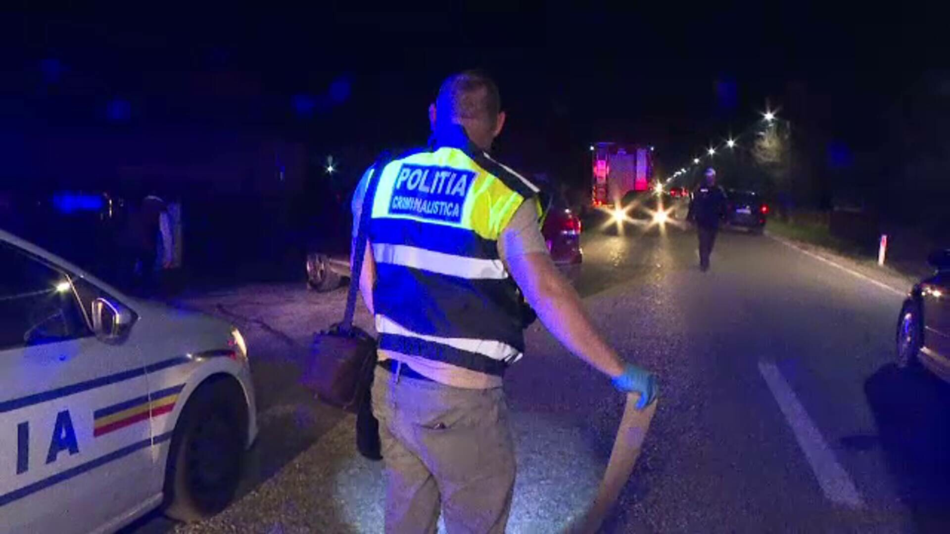 Poliția accident moto