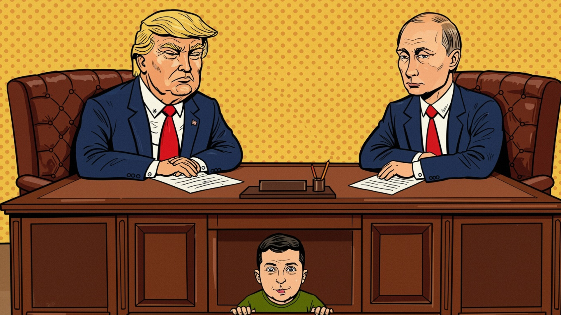 trump putin zelenski AI