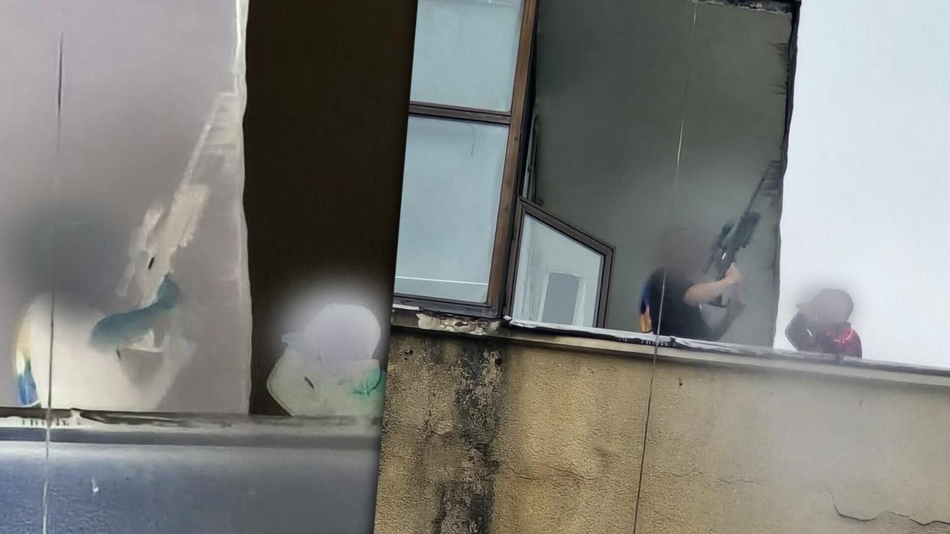 Un bărbat a fost observat mânuind o pușcă cu lunetă, pe terasa unui bloc din București