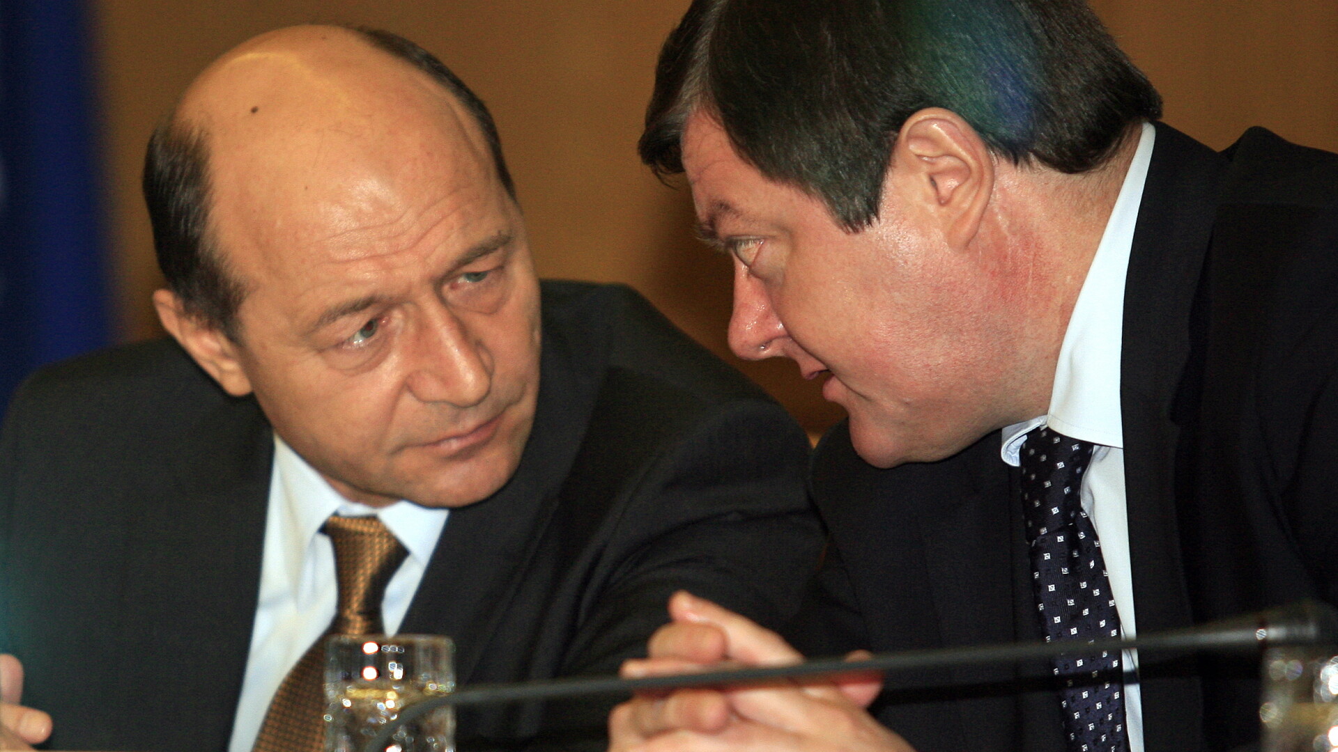 Traian Basescu si Sorin Frunzaverde