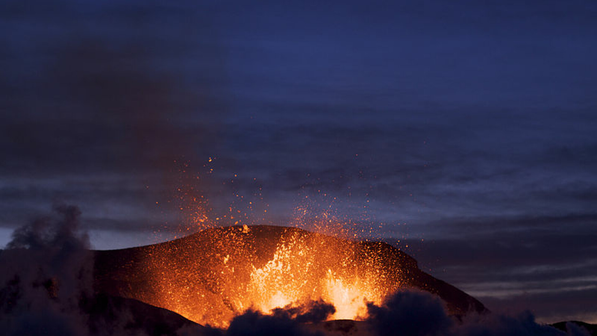 vulcan erupe, Islanda