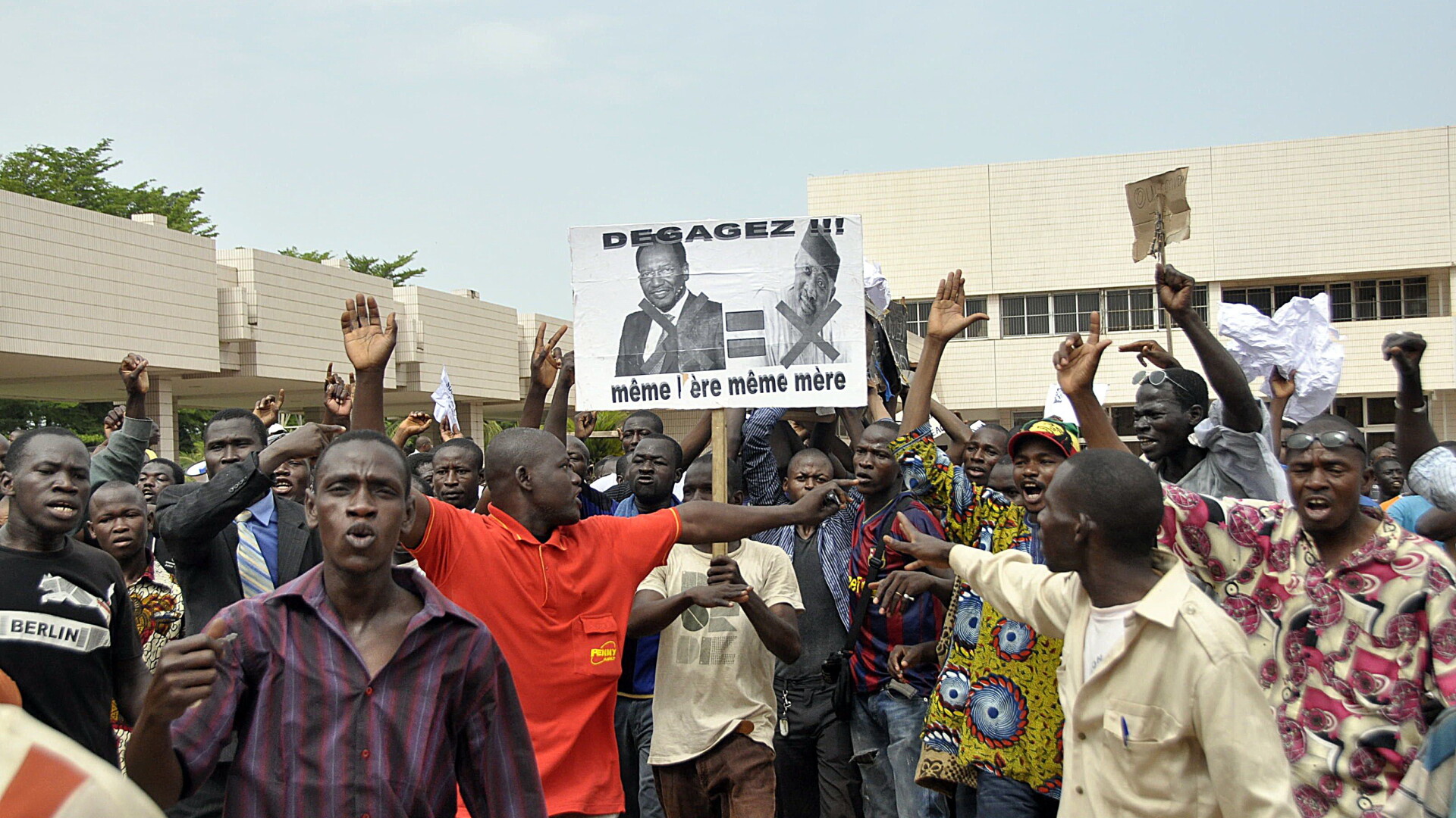 Protestatari in Mali