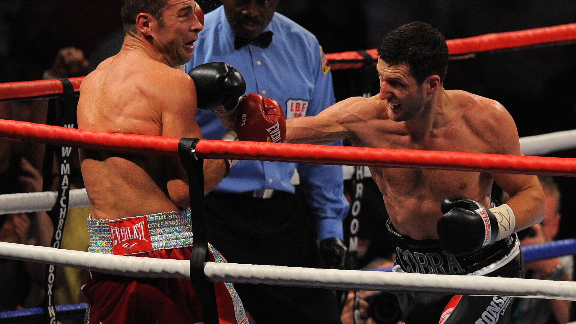 Lucian Bute si Carl Froch