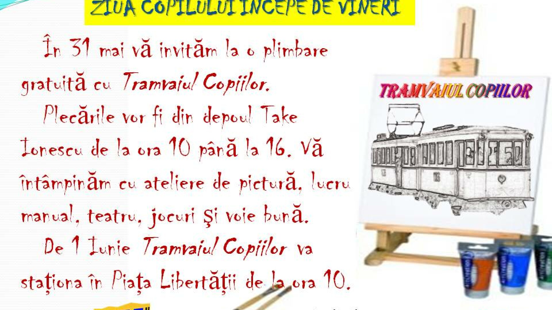 tramvaiul copiilor