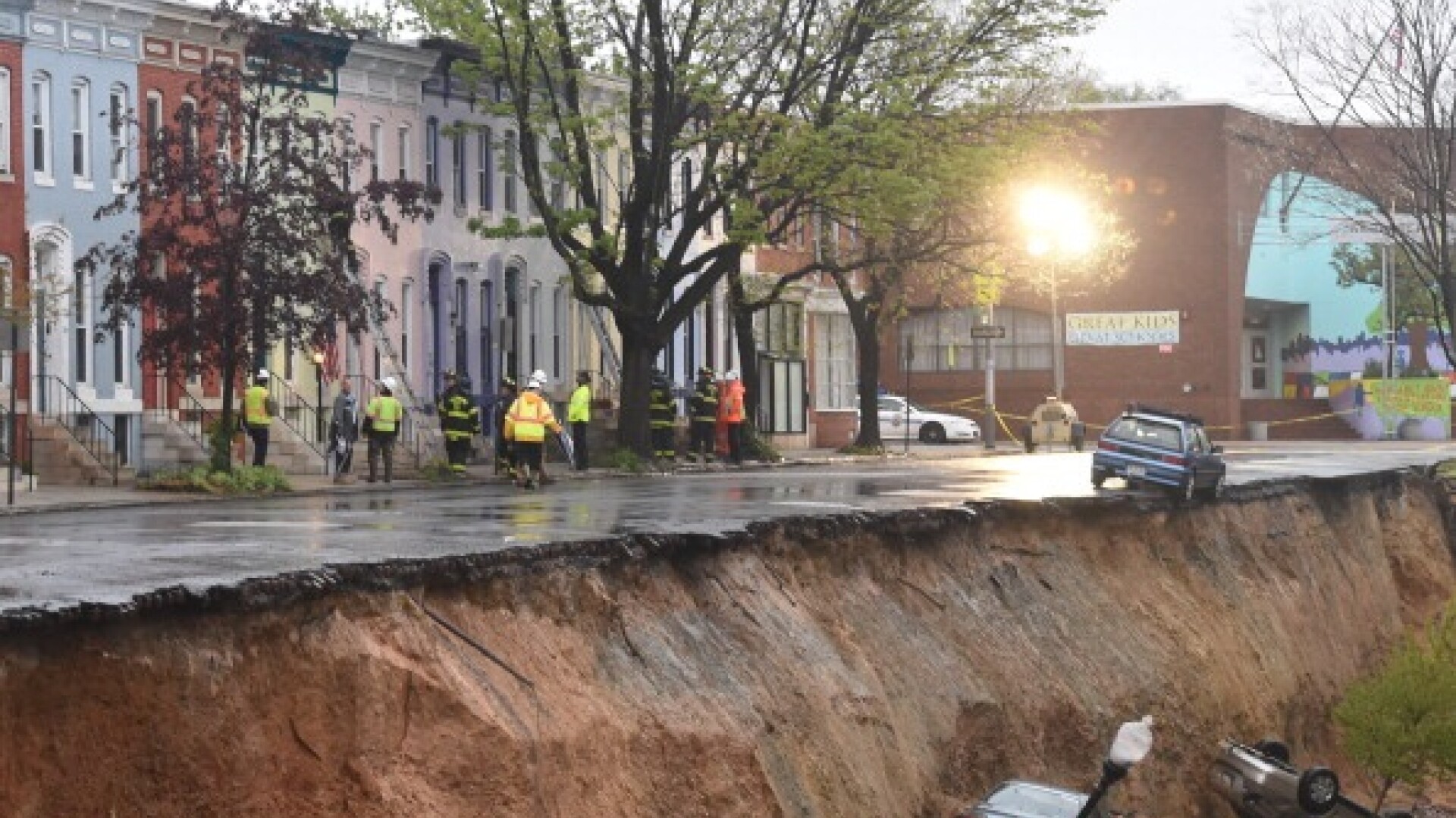 Crater in Baltimore