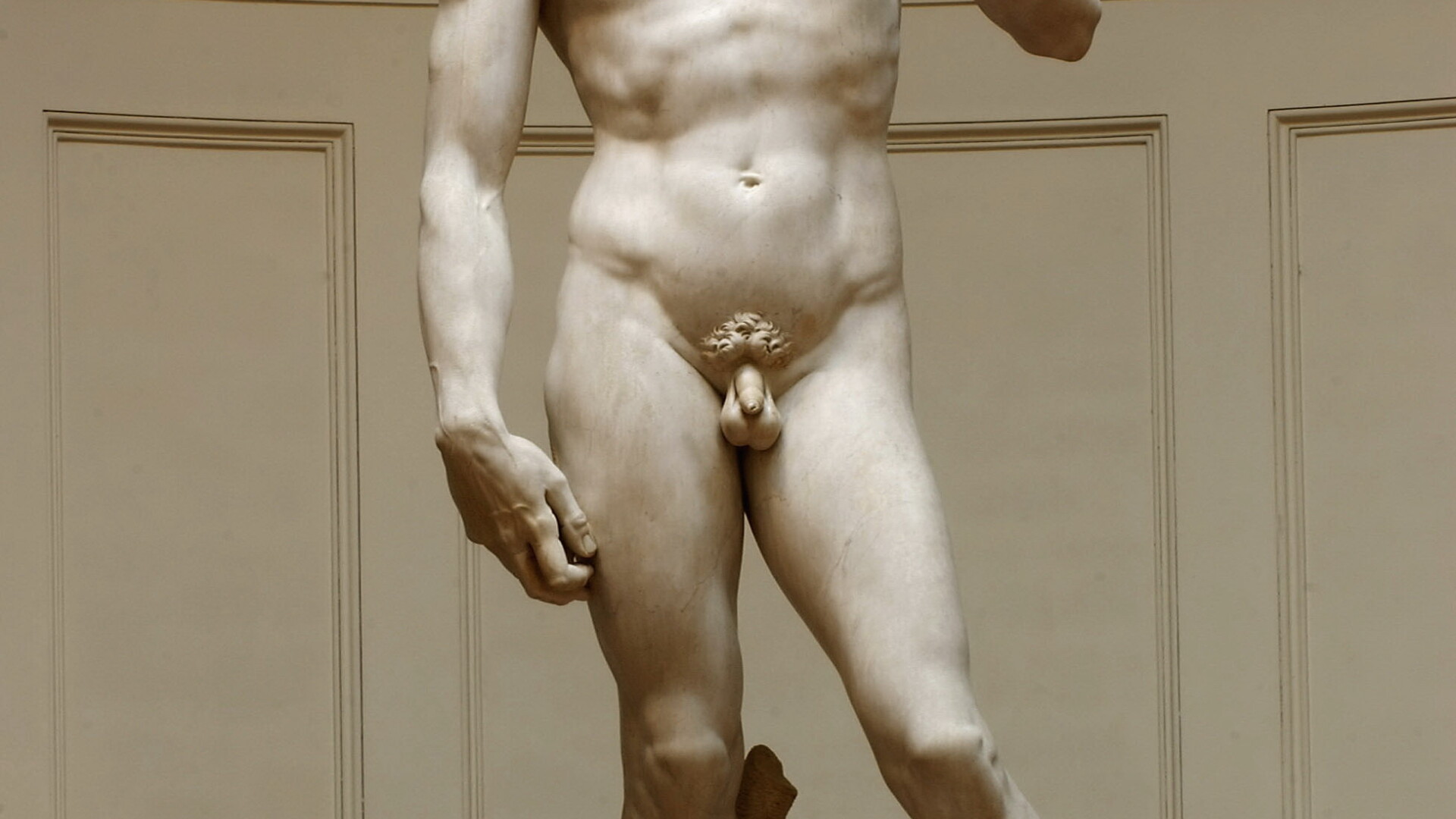 Statuia lui David, de Michelangelo, este in pericol sa se prabuseasca