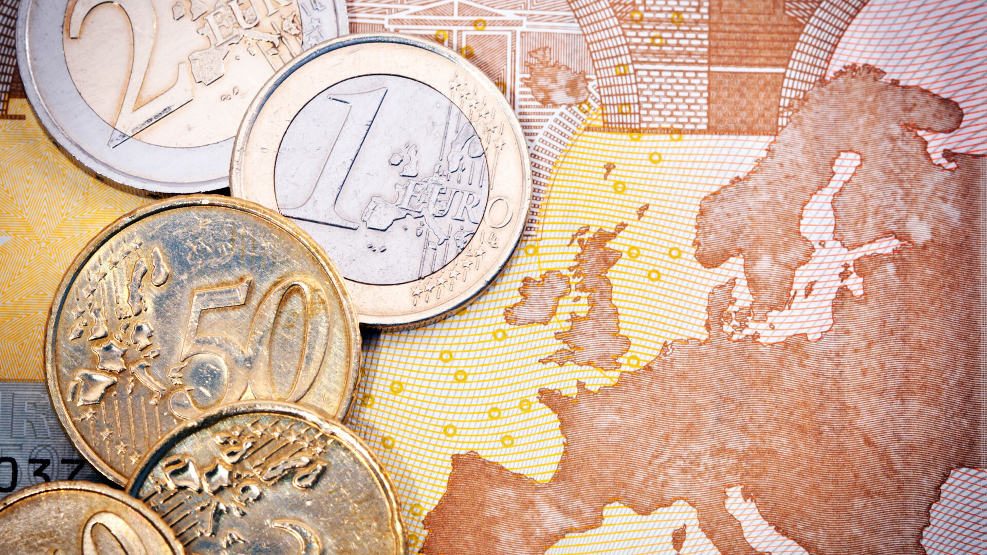 Euro, Harta Europei