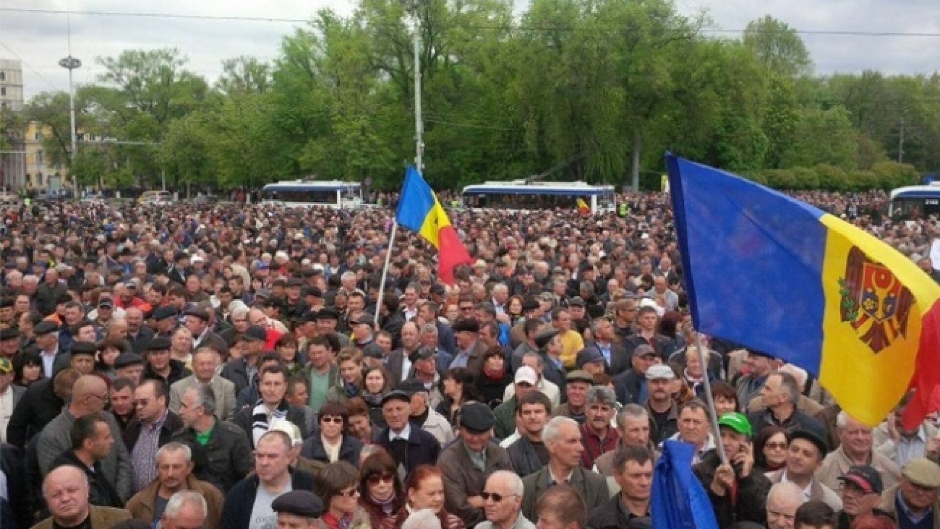 Protest in Chisinau - PRO TV CHISINAU