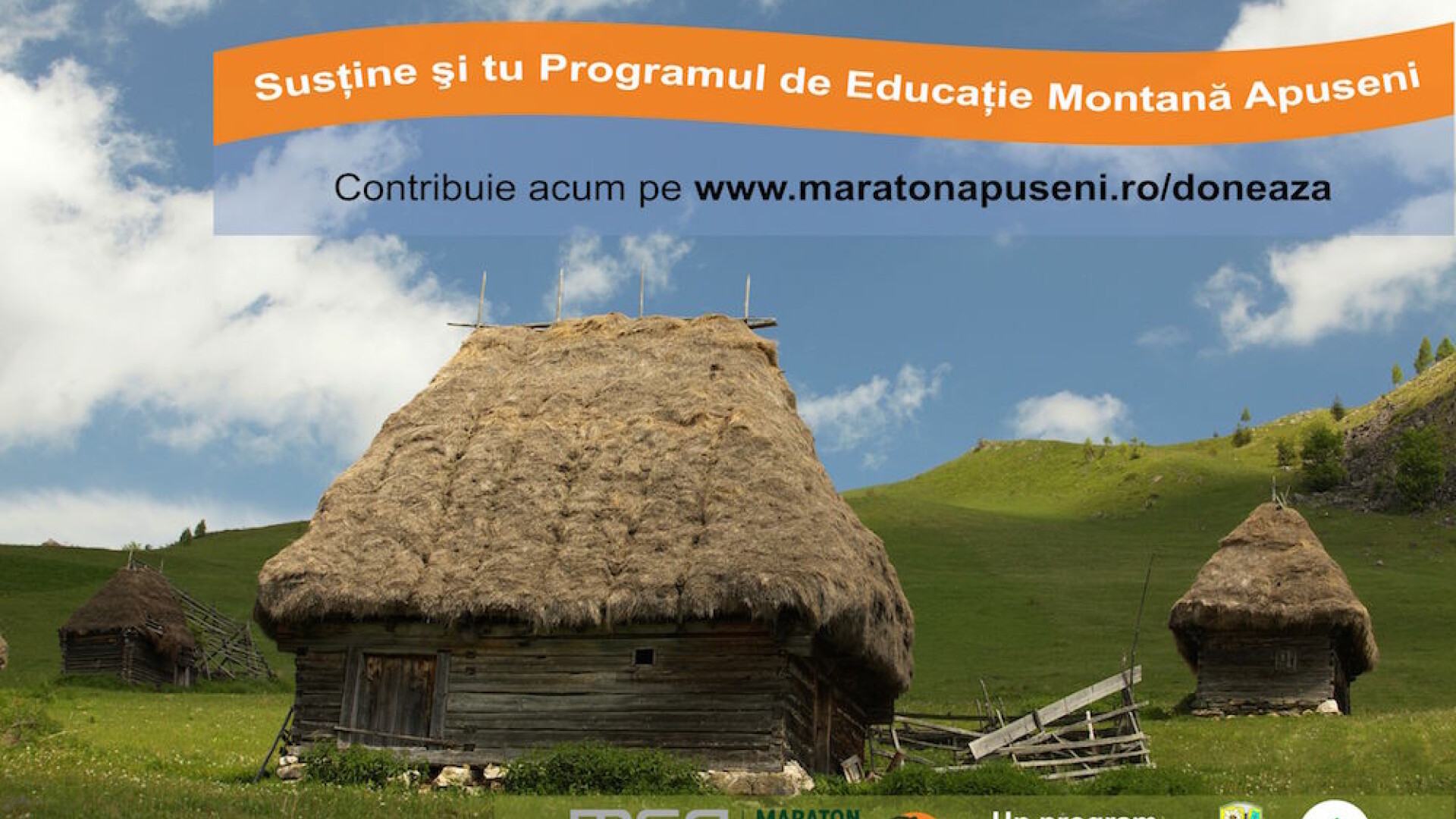 Doneaza pentru programul de educatie montana din zonele rurale din Apuseni! Participa la Maraton!