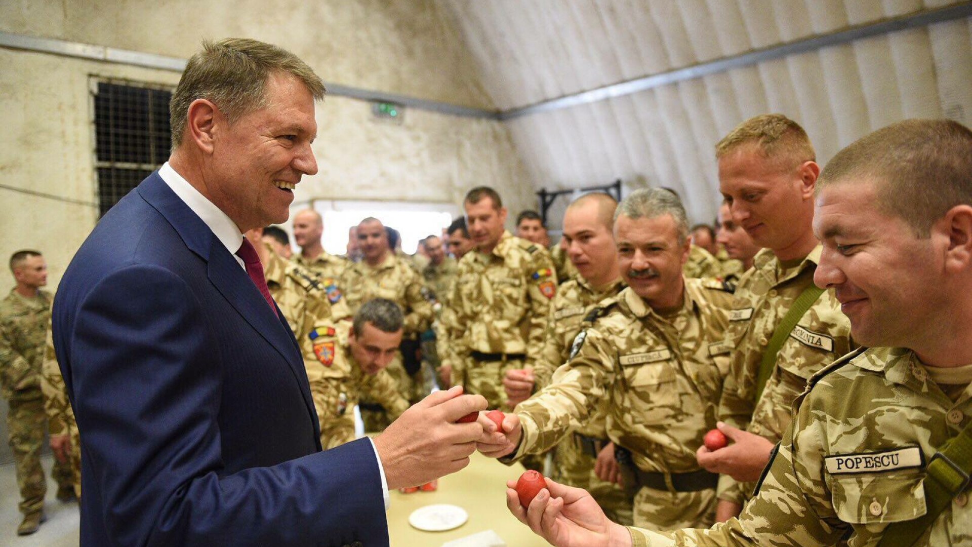 Klaus Iohannis in Afganistan