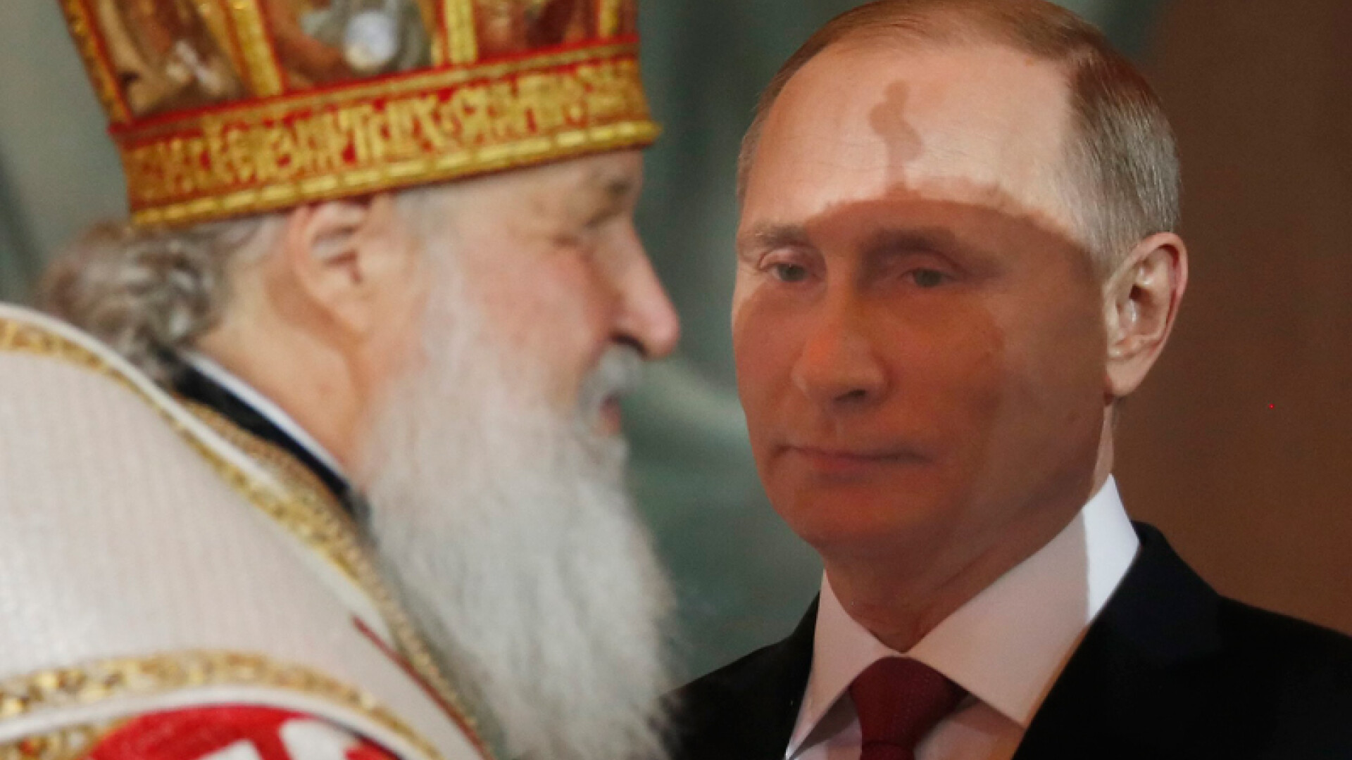 Putin si patriarhul Kiril la slujba de Inviere