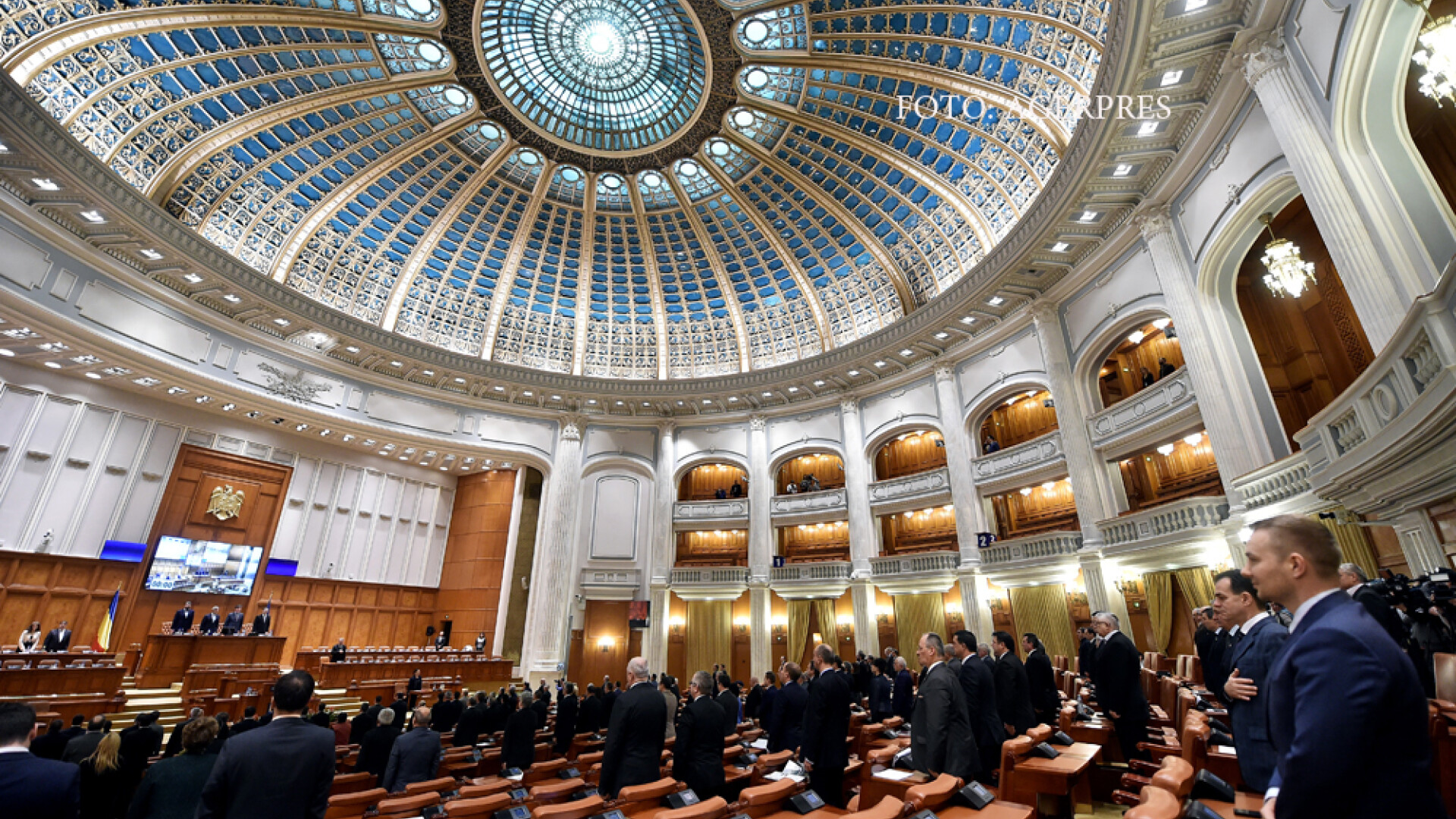Sedinta comuna solemna a Senatului si Camerei Deputatilor