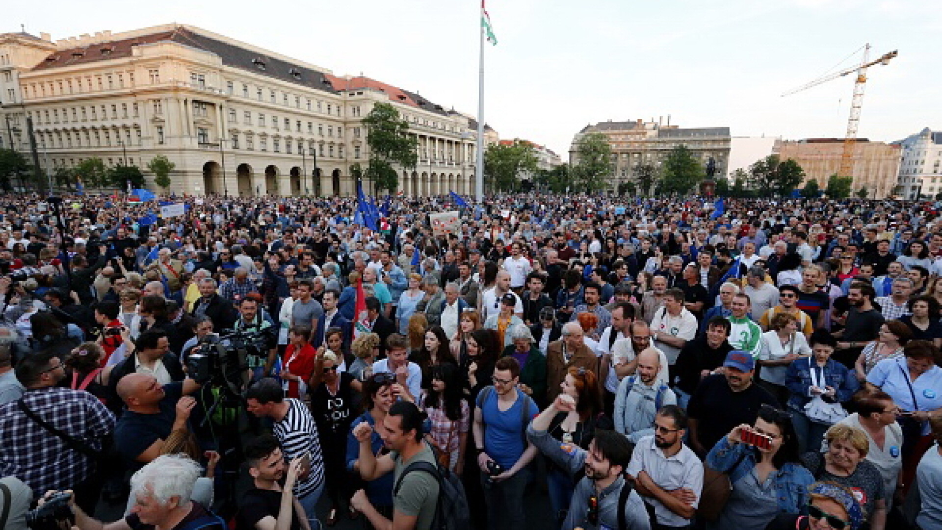 proteste la Budapesta
