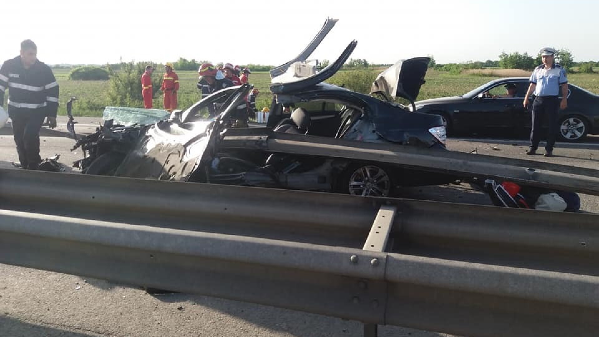 Accident pe A1, Bucuresti - Pitesti